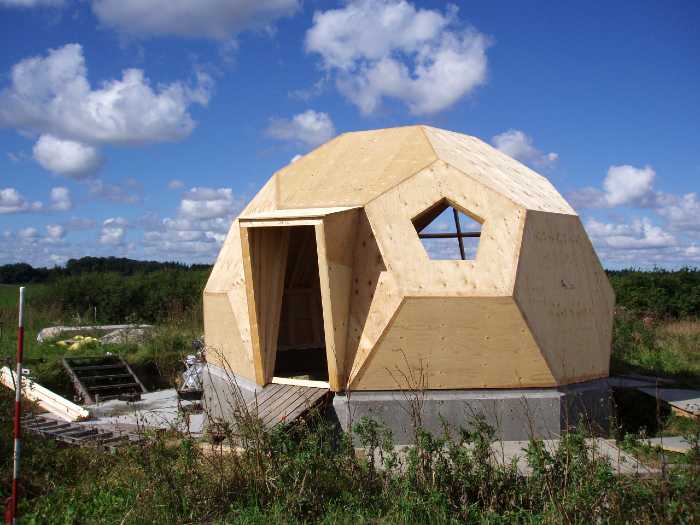is selling a $15,000 tiny home 'dome' kit with two floors